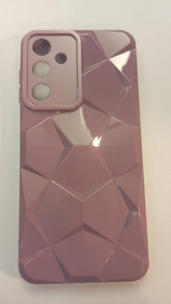 Producto - Funda Textura Rombos Violeta para Samsung A16