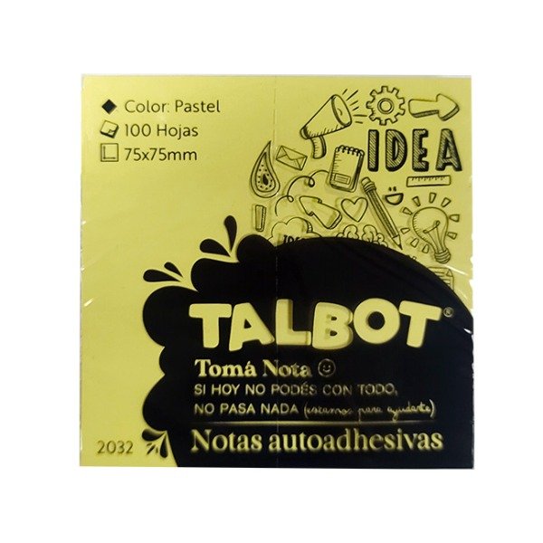 Producto - NOTAS AUTOADHESIVAS TALBOT PASTEL