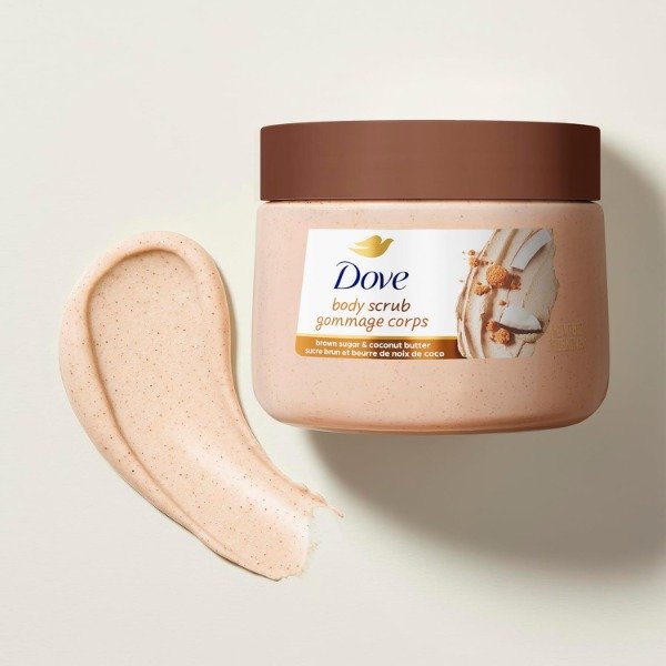Producto - Dove Brown Sugar and Coconut Butter Body Scrub 424g - 2