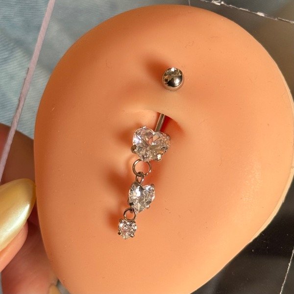 Producto - Piercing colgante de ombligo: corazón
