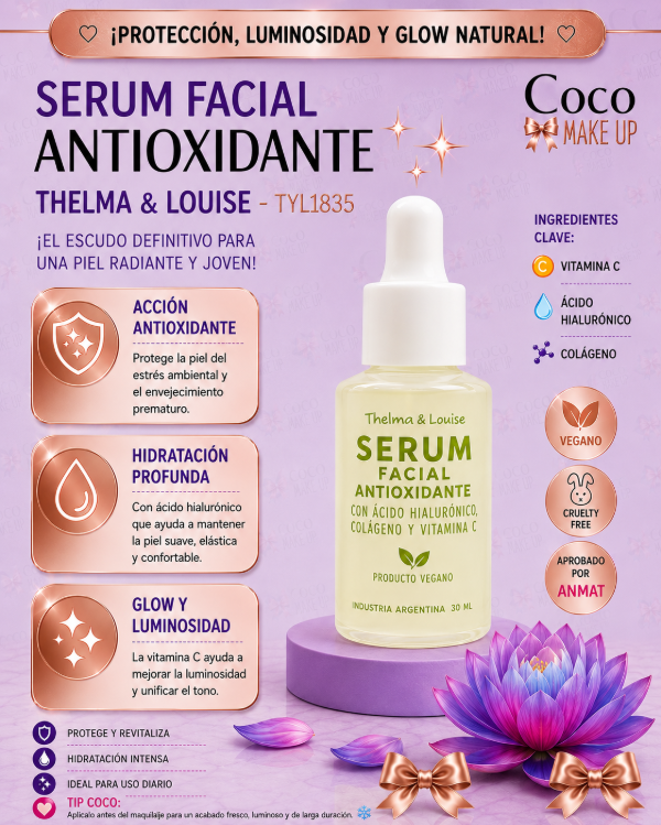 Producto - SERUM FACIAL ANTIOXIDANTE - THELMA Y LOUISE - TYL1835