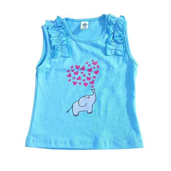 Producto - Musculosa volado beba elefante T2