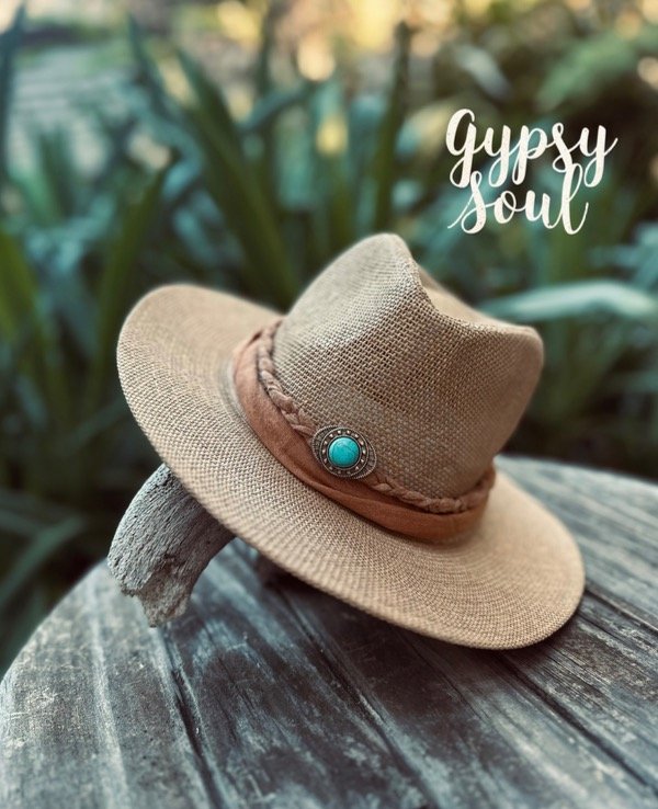 Producto - Sombrero ala recta marrón