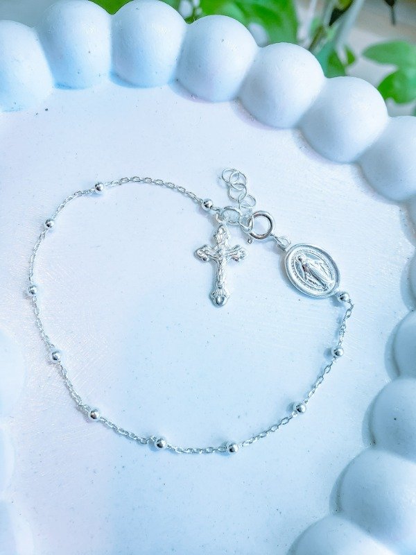 Producto - Pulsera Denario dije cruz PL