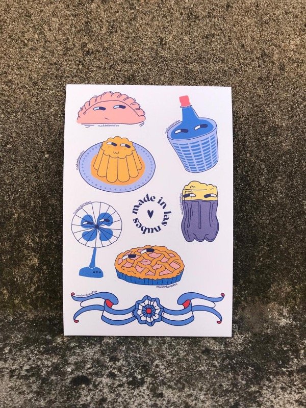 Producto - Plancha Stickers Argentina 2