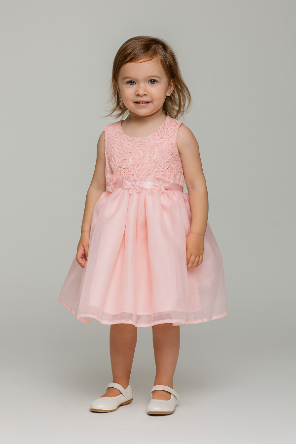 Producto - VESTIDO BEBA ENCAJE CON TULL