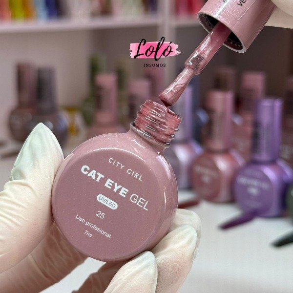 Producto - Esmalte semi 7ml City Girl Cat Eye - 25