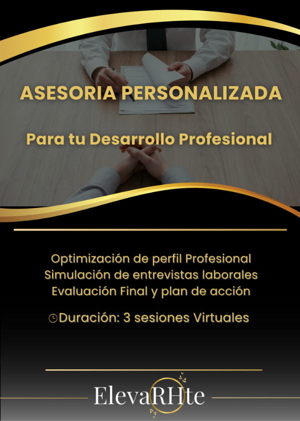 Producto - Asesoría Desarrollo Profesional