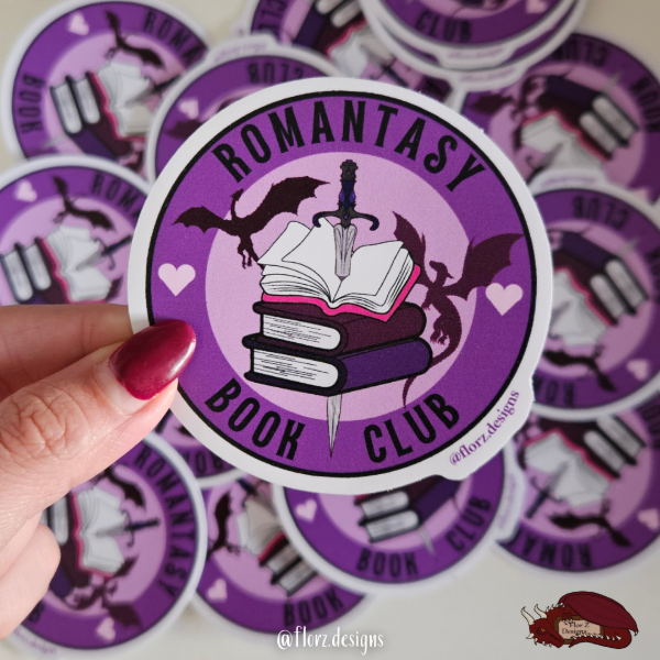 Producto - Sticker Romantasy Book Club