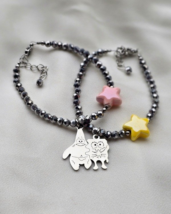 Producto - Pulsera para compartir Bob y Patricio