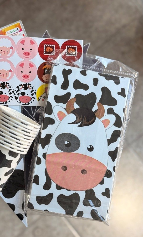 Producto - BOLSAS VACA - CABALLO - GRANJA - CERDITO X 12U. CON STICKERS - 1