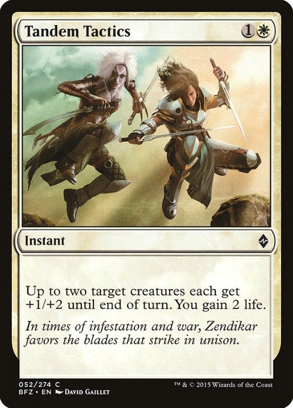Producto - Tandem Tactics  Battle for Zendikar