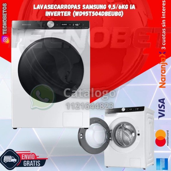 Producto - LAVASECARROPAS SAMSUNG 9,5KG (WD95T504DBEUBG)