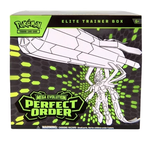 Producto - Pokémon TCG Mega Evolution - PERFECT ORDER - ETB Elite Trainer Box INGLES