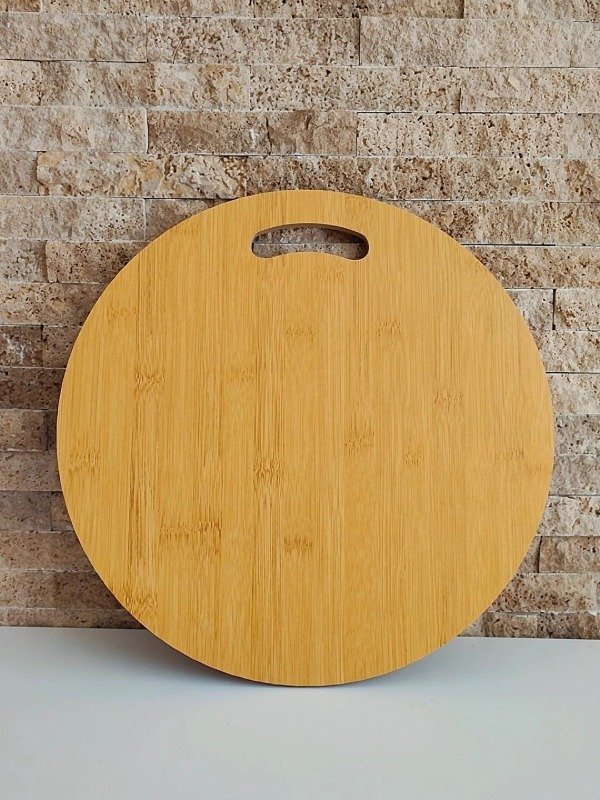 Producto - Tabla pizzera de bambú 35cm