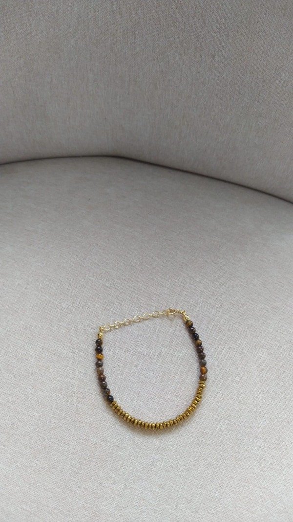 Producto - pulsera hematita y ojo de tigre