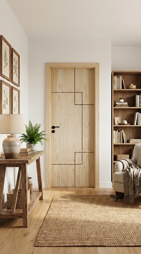 Producto - 70x200 Hoja Pino - Marco Madera