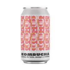 Producto - Kombucha Melena de Leon- Mango - Rooibos  - 354ml - Coloreada