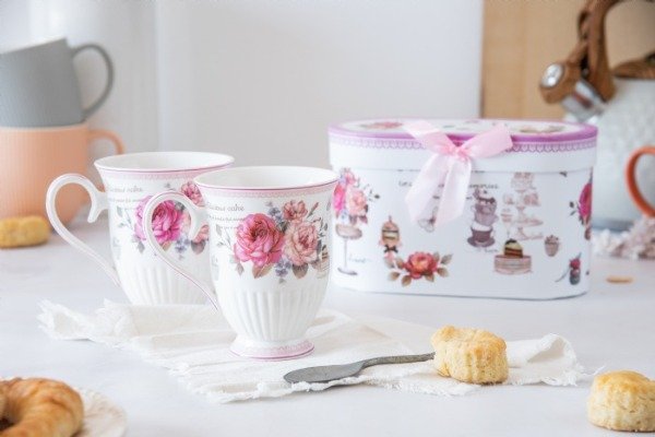 Producto - Set 2 Mug en caja de regalo. Delicius