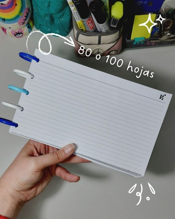 Producto - FICHERO N3 - Repuesto hojas rayadas