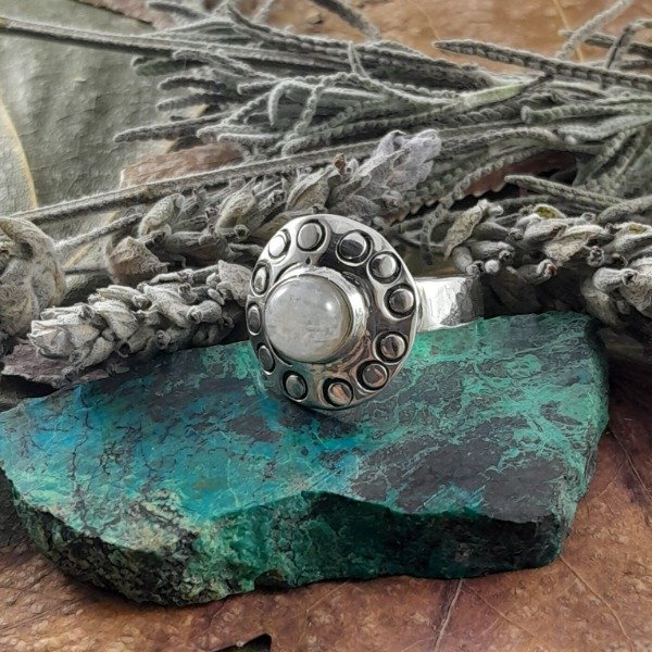 Producto - Anillo de plata 925 con piedra de la Luna - 1