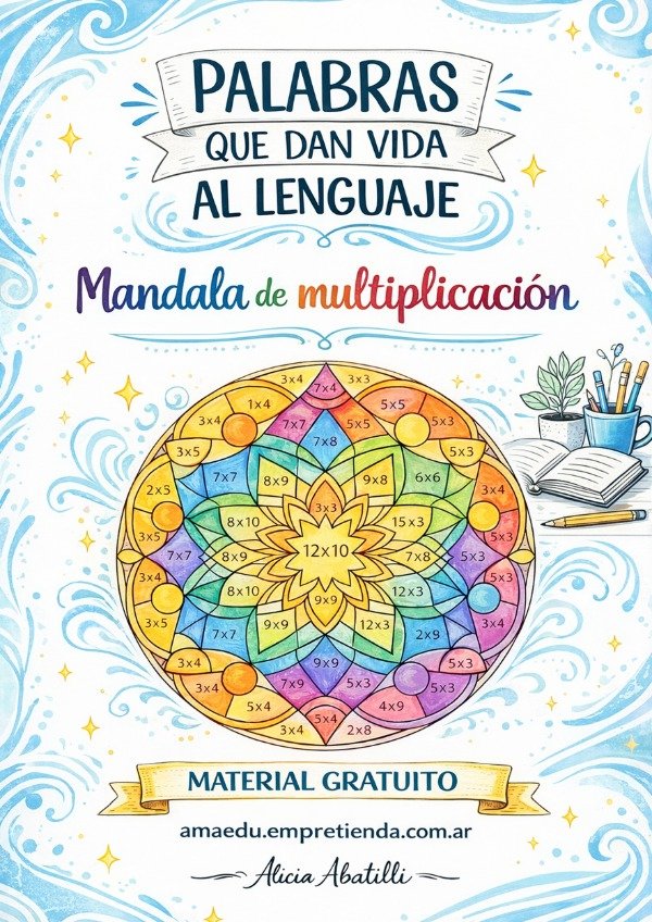 Producto - PALABRAS QUE DAN VIDA y MANDALA DE MULTIPLICACIÓN (Material Gratuito)
