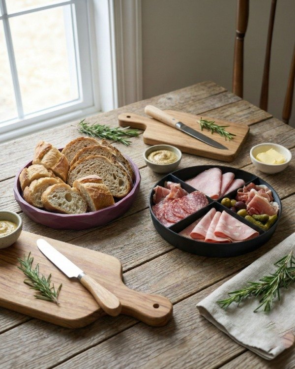 Producto - Bandeja Copetinera 4 Divisiones Desmontable / Usala Junta o Separada (2 en 1)