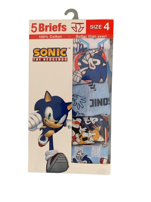 Producto - Calzoncillos x5 Sonic talle 4