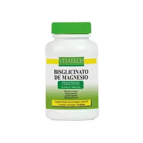 Producto - Bisglicinato de Magnesio Vitatech 60 caps