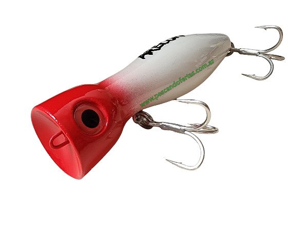 Producto - Señuelo Arecon Popper 12cm 55gr Ojos 3d Triples Reforzados Pesca Dorado Taruchas