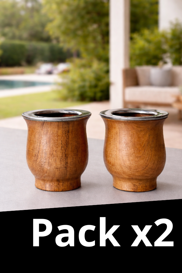 Producto - Pack x2 - MATE CAMIONERO DE ALGARROBO