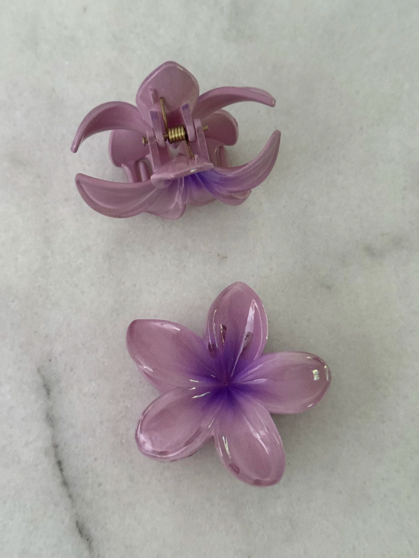 Producto - Broche hawaiano violeta