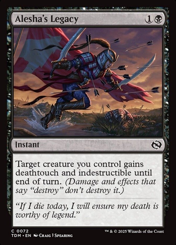 Producto - Alesha's Legacy #72  Tarkir: Dragonstorm