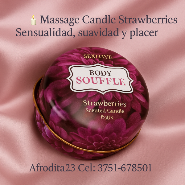 Producto - Candle Strawberries Aceite para masajes 15grs Cod A14-09