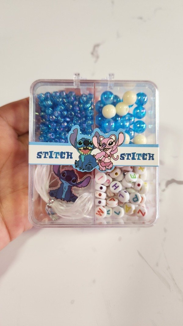 Producto - Cajita para armar pulseras stitch
