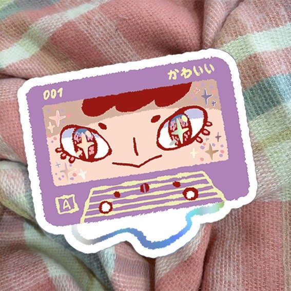 Producto - sticker vinilo frost "cassette magico"