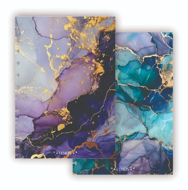 Producto - Separadores A5 para sistema de discos x4 (Set Marmol)