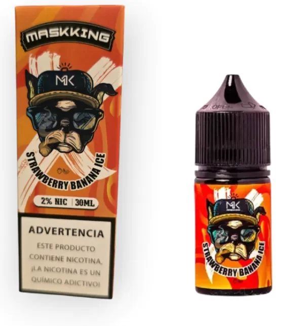 Producto - MASKKING Salt Nic. (strawberry banana ice) 30ml.