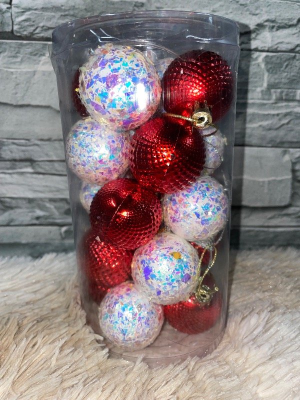 Producto - Set x20 bolitas PVC con brillo - 0