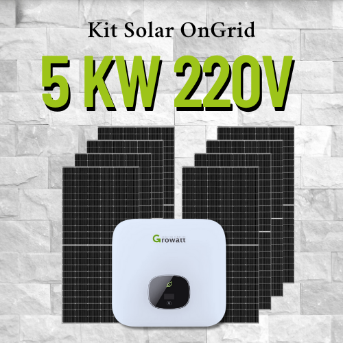 Producto - Kit Solar OnGrid 5kW 4440Wp x Día Monofásico
