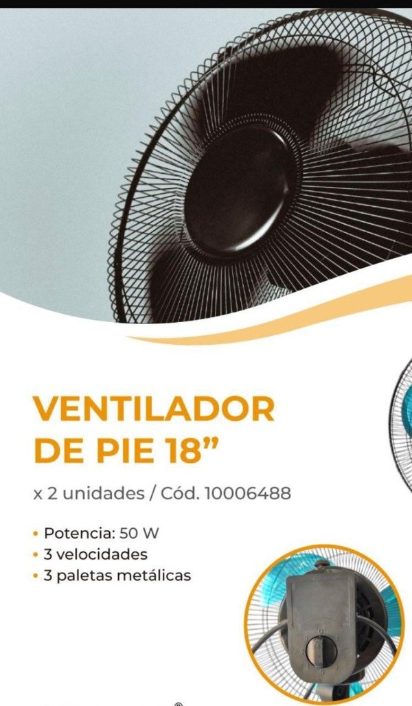 Producto - VR208 VENTILADOR DE 18" TRES ASPAS