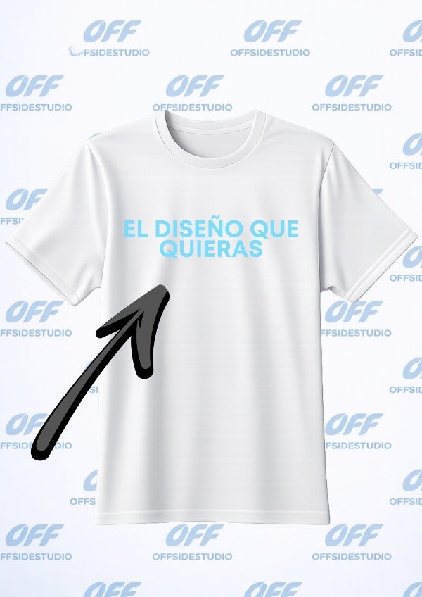 Producto - Personaliza tu remera BLANCA con el diseño que quieras