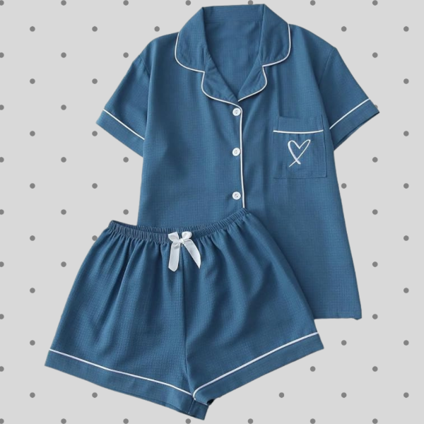 Producto - Conjunto de pijama de 2 piezas Blue - 0