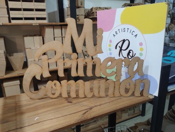 Producto - CARTEL P/DECO- MI PRIMERA COMUNION