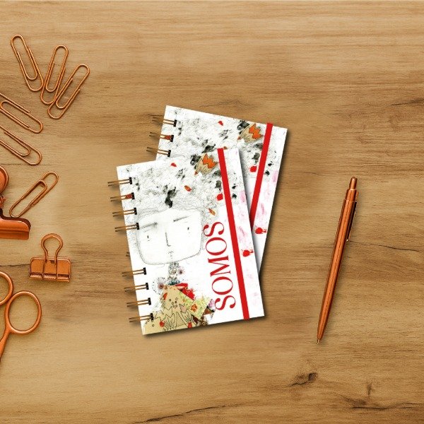 Producto - Anotador "SOMOS", colección Ilustrada Inés