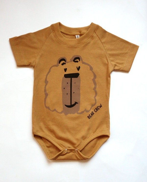 Producto - ARTICULO 188 -P- BODY REMERA MOSTAZA BEAR CREW