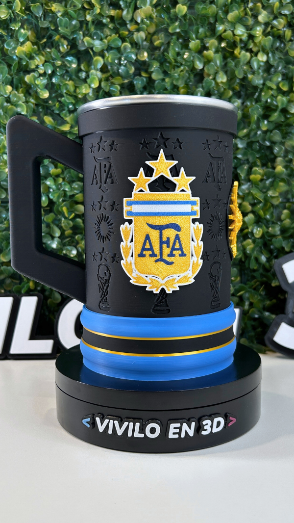 Producto - JARRA CHOPP SELECCION ARGENTINA NEGRA 500ML