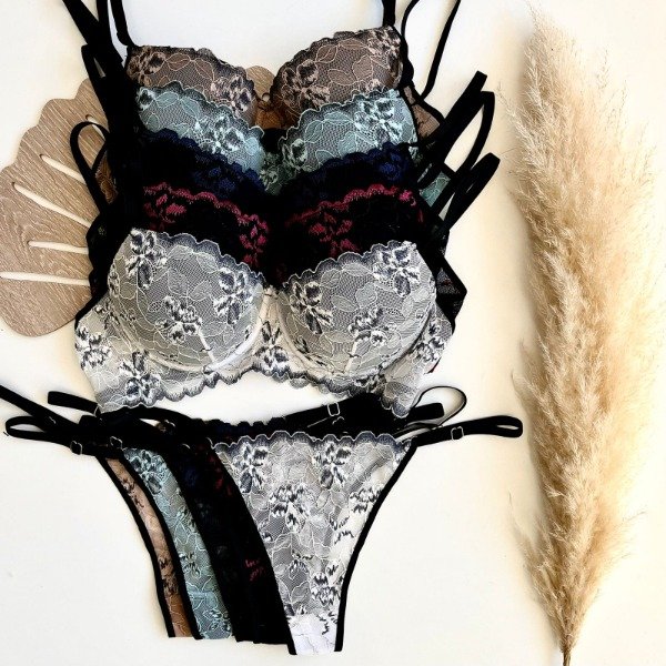 Producto - Conjunto C/Aro Encaje Isabella - COD 4483