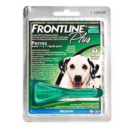 Producto - FRONTLINE PLUS 20 - 40 KG X 1 PIPETA