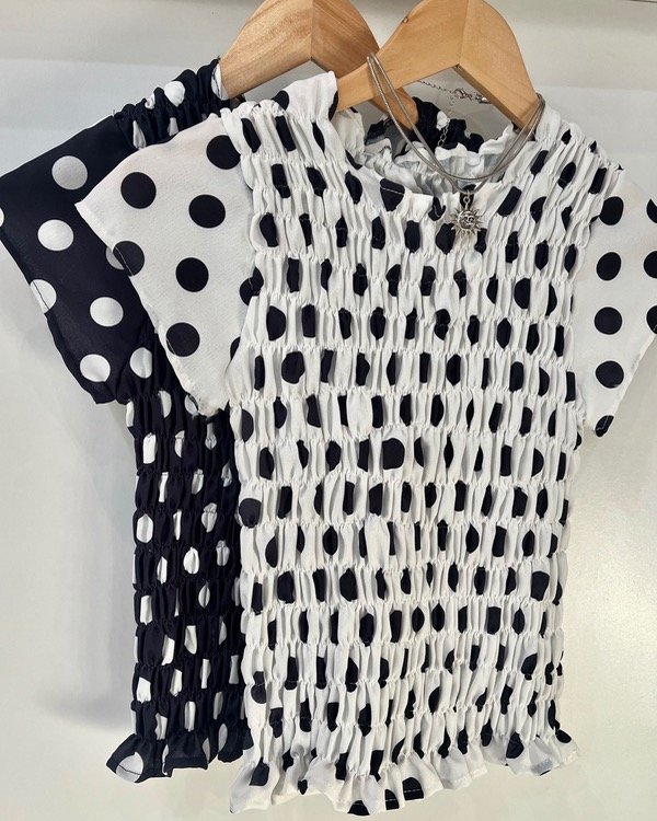 Producto - Blusa Grace estampadas (cuadrille, rayas y lunares) - 6